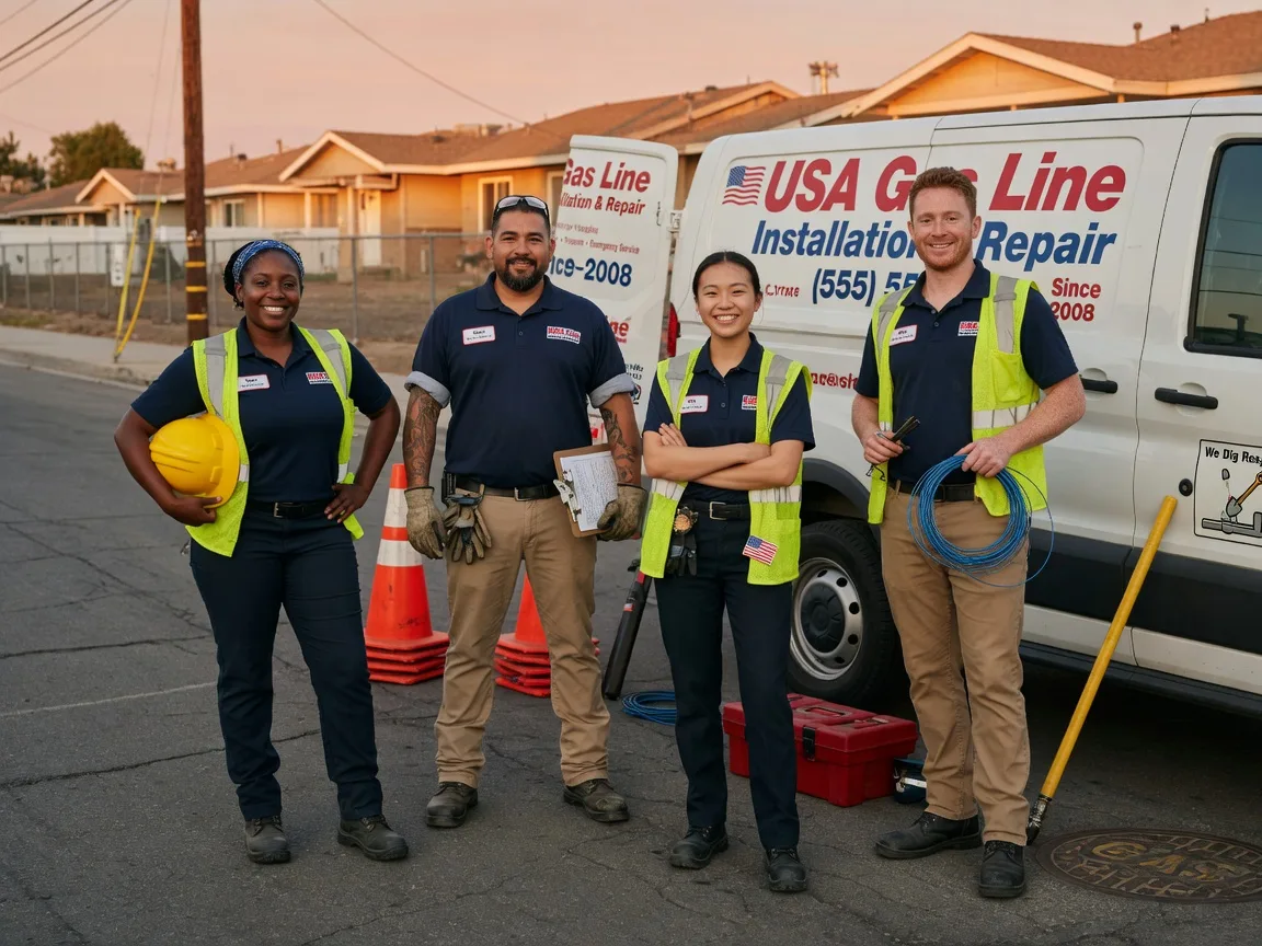 Gas Line Installation company in Knierim, IA